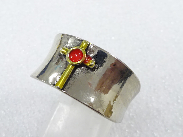 COLORED STONE FASHION RING / JP SIZE 24.5